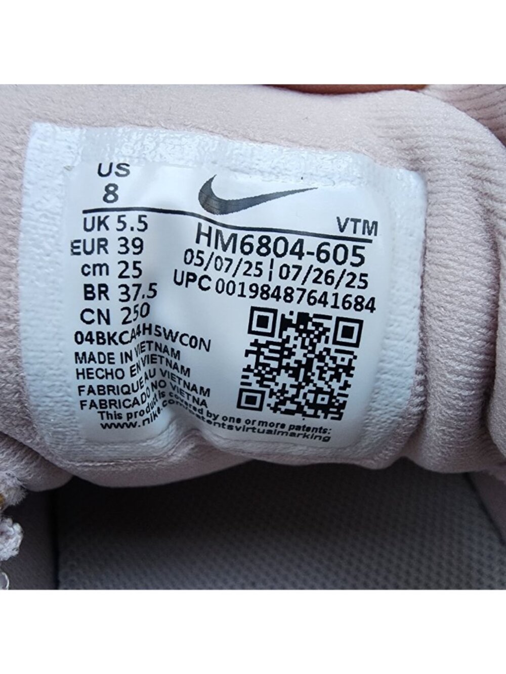 Nike ZoomX Womens Road Running Shoes Pink White Sz 8 Sneaker Athletic HM6804-605 - Picture 14 of 15